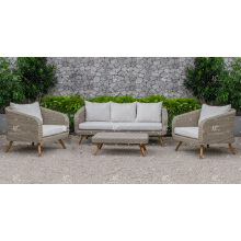 Neue Elite Design Synthetische Poly Rattan Sofa Set Für Outdoor Garten Patio oder Wohnzimmer Wicker Möbel